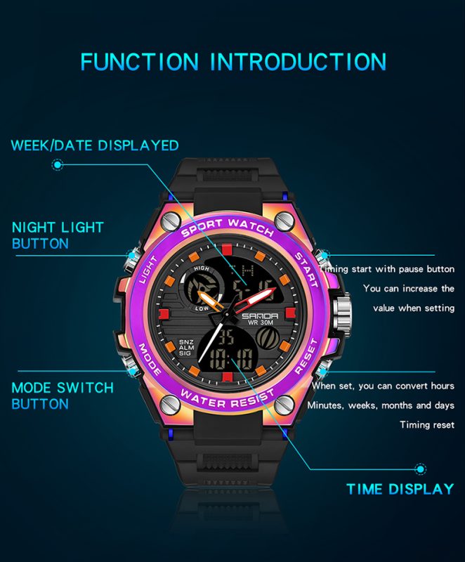 Sanda 739 watch function introduction