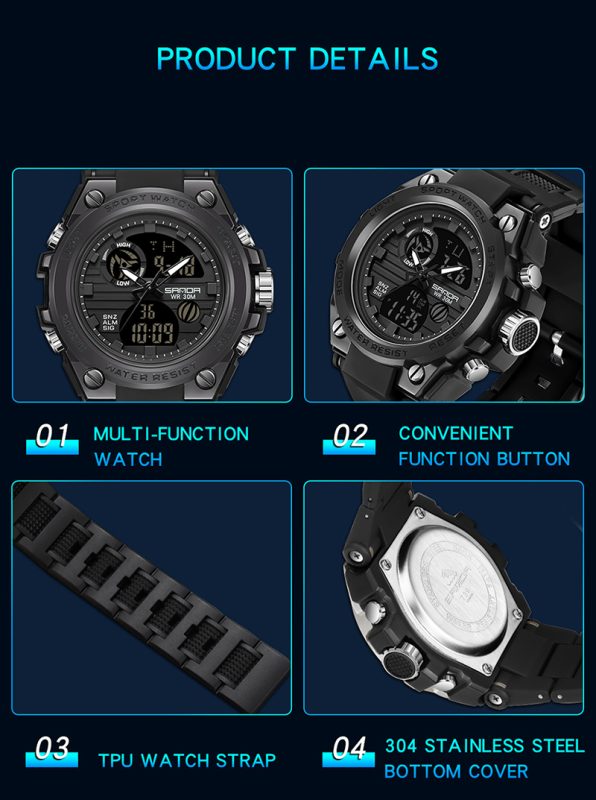 Sanda 739 watch strap