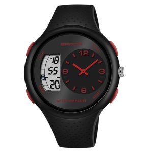 Sanda 763 watch Black and red