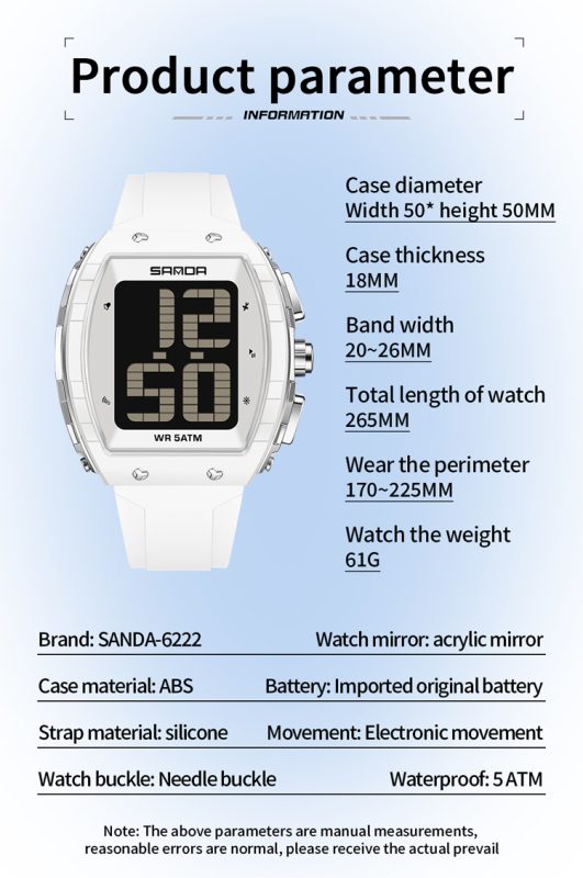 SANDA 6222 watch information