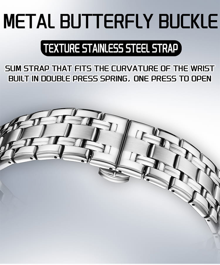 SANDA 1145 watch with steel strap