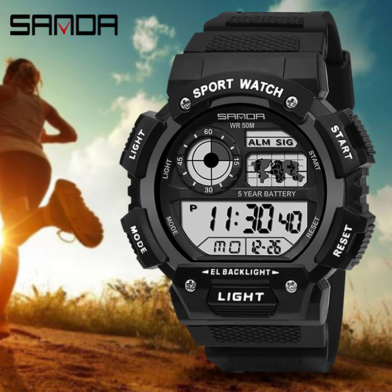 sanda electronic watch