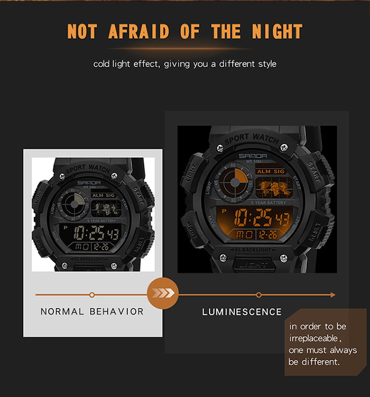 50M Water Resistant