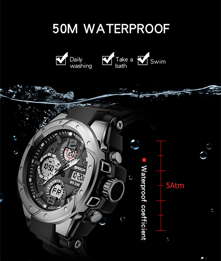 50M Water Resistant