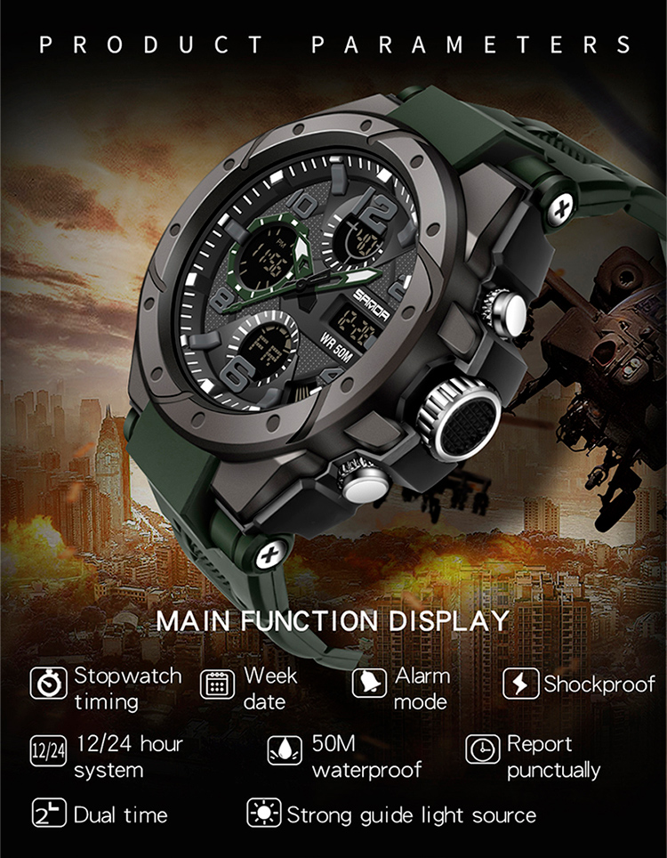 SANDA 6008 watch Product Details