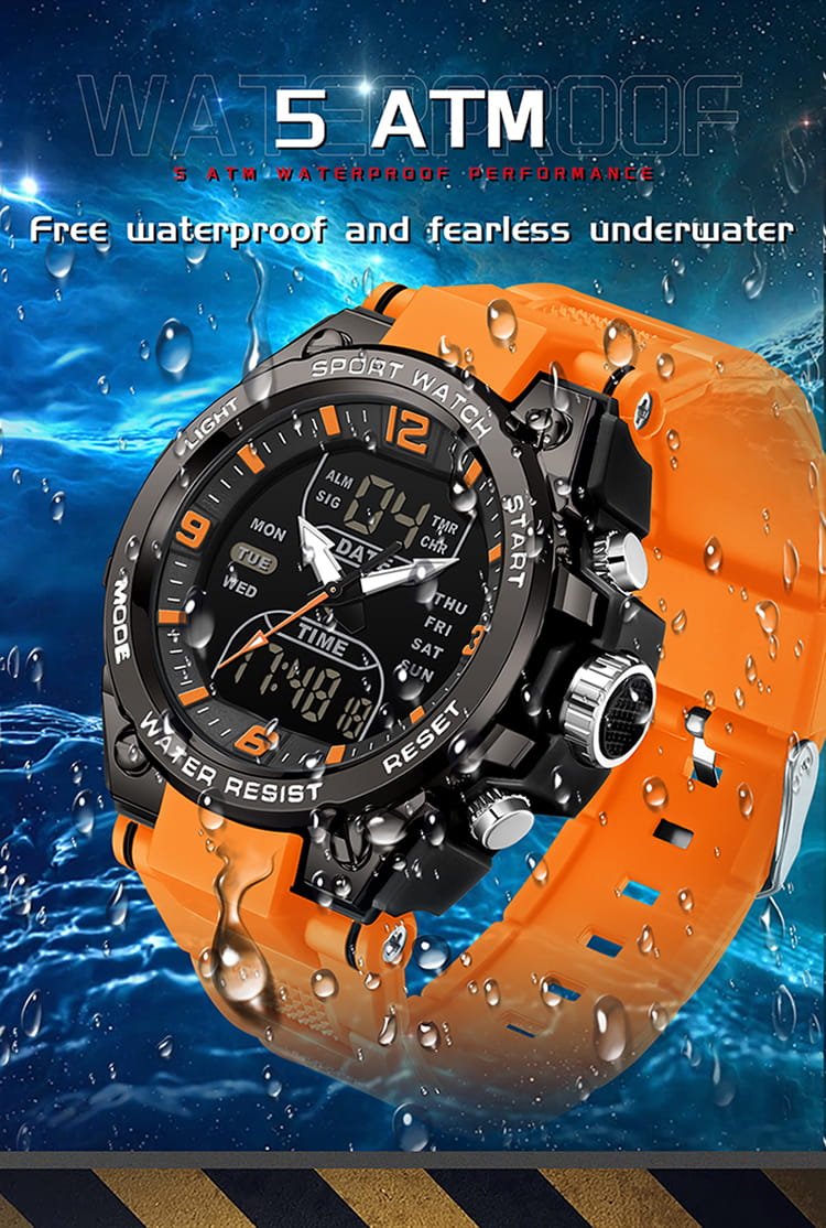 5 ATM water resistance