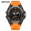 Black/Orange