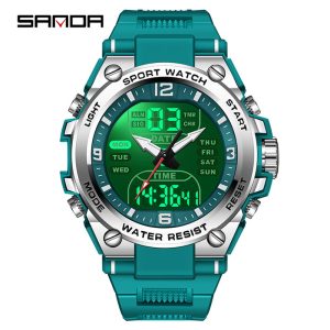 SANDA 6252 watch Turquoise (Luminous)