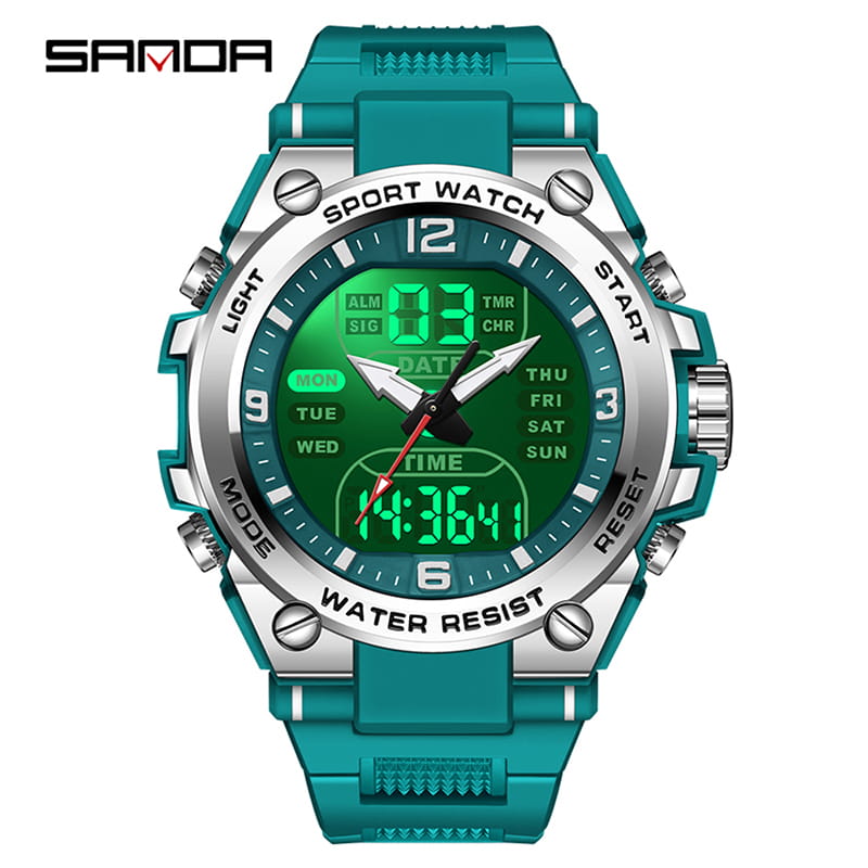 SANDA 6252 watch Turquoise (Luminous)