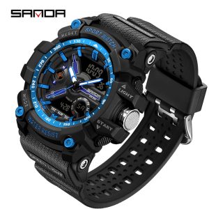 SANDA 3179 watch Black & Blue