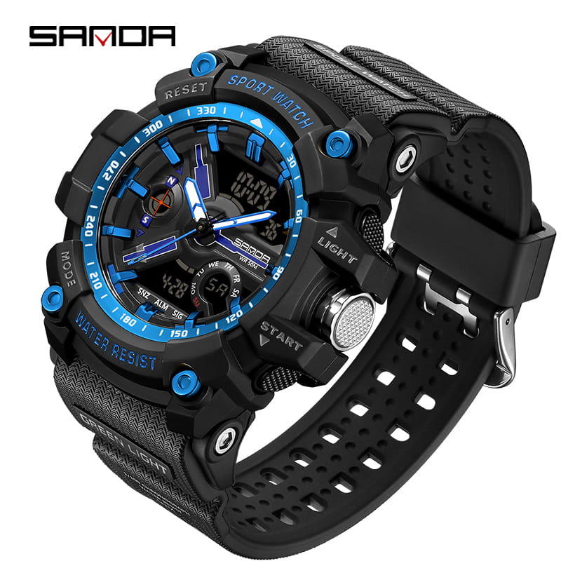 SANDA 3179 watch Black & Blue