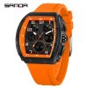 Black/Orange